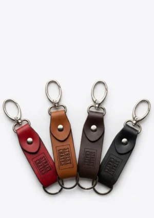Street Crates Signature Leather Keychain